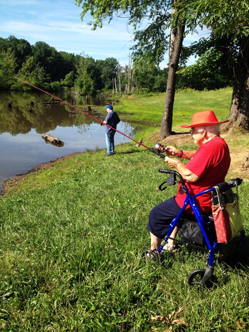 Fishin' and eagle watchin' at Huntingburg Lake Dubois County Free