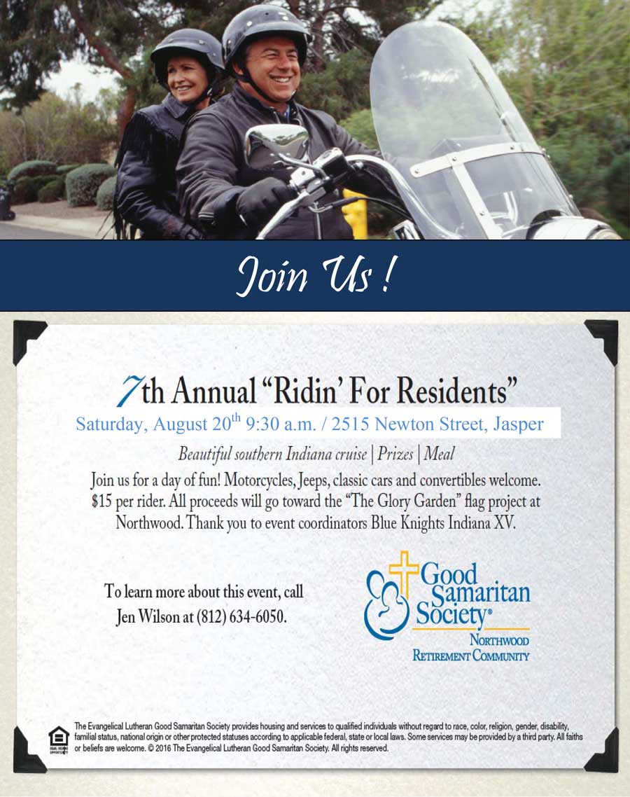 7th annual Northwood Ridin' for Residents Dubois County Free Press, Inc.