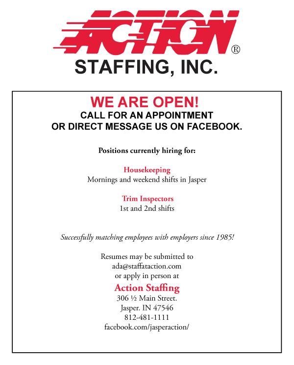 Jobs Dubois County Free Press