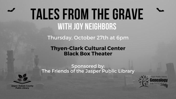 Cemetery Specialist hosting ‘Tales from the Grave’ talk
