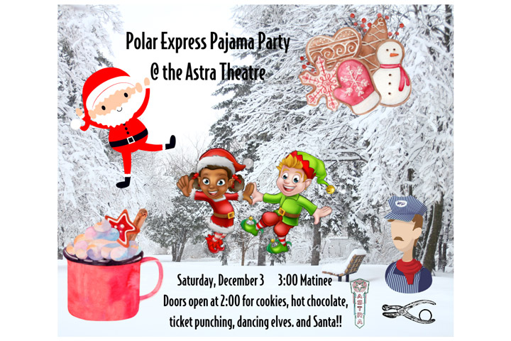 The Polar Express set to stop at the historic Astra Theatre on Saturday, December 3