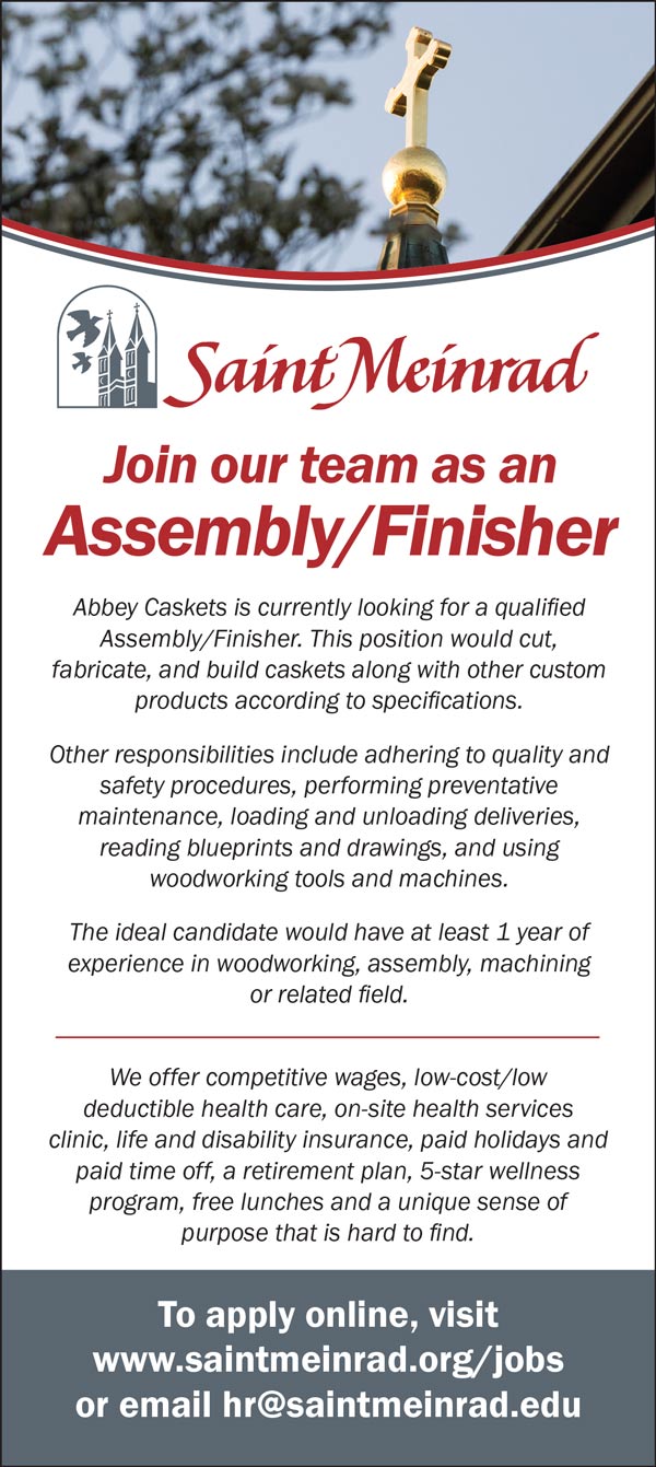 Abbey Casket seeking Assembly/Finisher