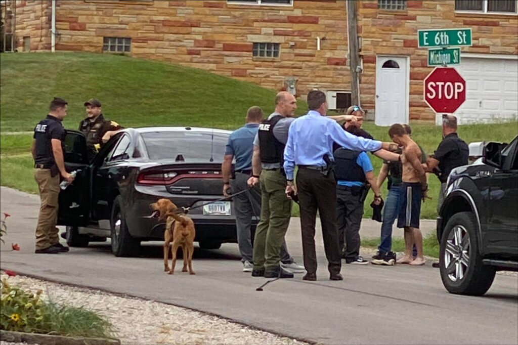 Call helps police capture suspect involved in Ferdinand chase Dubois